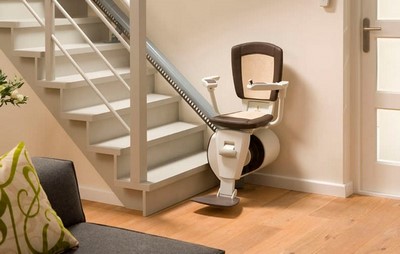 Imagen de silla salvaescaleras curva Flow